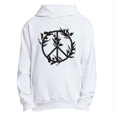 Peace With Olive Branches Fundraiser For Palestine Family Urban Pullover Hoodie