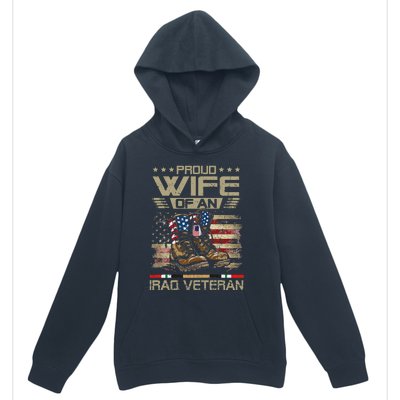 Proud Wife Of Us Iraq War Veteran Family Matching Urban Pullover Hoodie