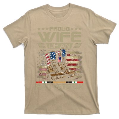 Proud Wife Of Us Iraq War Veteran Family Matching T-Shirt