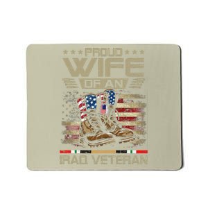 Proud Wife Of Us Iraq War Veteran Family Matching Mousepad