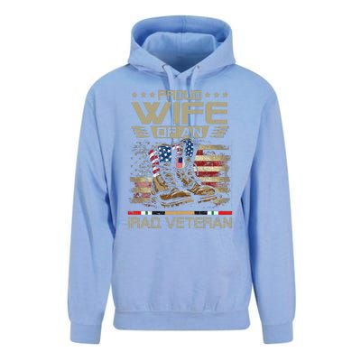 Proud Wife Of Us Iraq War Veteran Family Matching Unisex Surf Hoodie