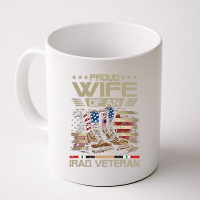 Proud Wife Of Us Iraq War Veteran Family Matching Coffee Mug