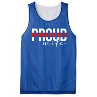 Proud Wife Of A Firefighter Wife Fire Wife Meaningful Gift Mesh Reversible Basketball Jersey Tank