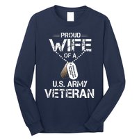 Proud Wife Of A U.S. Army Veteran Long Sleeve Shirt