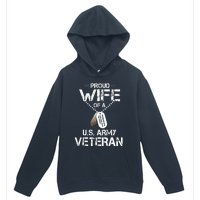 Proud Wife Of A U.S. Army Veteran Urban Pullover Hoodie