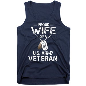 Proud Wife Of A U.S. Army Veteran Tank Top