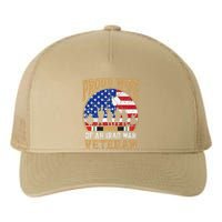 Proud Wife Of Iraq War Veteran Flag Usa Family Matching Yupoong Adult 5-Panel Trucker Hat