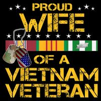 Proud Wife Of A Vietnam Veteran My Husband Is A Hero Gift Drawstring Bag