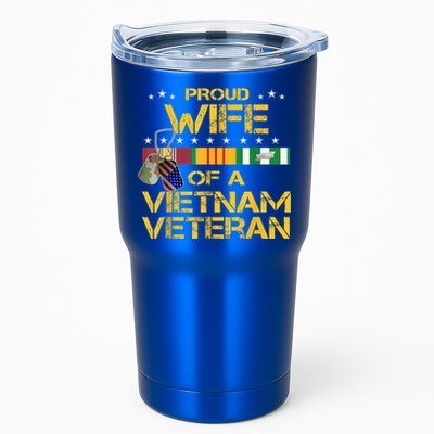 Proud Wife Of A Vietnam Veteran My Husband Is A Hero Gift Tumbler