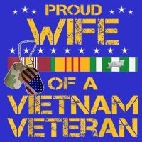 Proud Wife Of A Vietnam Veteran My Husband Is A Hero Gift Zip Tote Bag