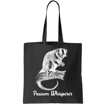 Possum Whisperer, Opossum Lover Tote Bag