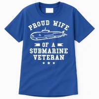 Proud Wife Of A Submarine Veteran Veterans Day Cute Gift Tall T-Shirt