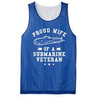 Proud Wife Of A Submarine Veteran Veterans Day Cute Gift Mesh Reversible Basketball Jersey Tank