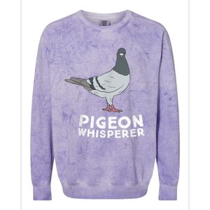 Pigeon Whisperer Pigeon Bird Cute Pigeon Whisperer Birds Colorblast Crewneck Sweatshirt