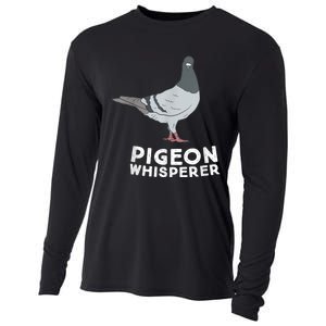 Pigeon Whisperer Pigeon Bird Cute Pigeon Whisperer Birds Cooling Performance Long Sleeve Crew