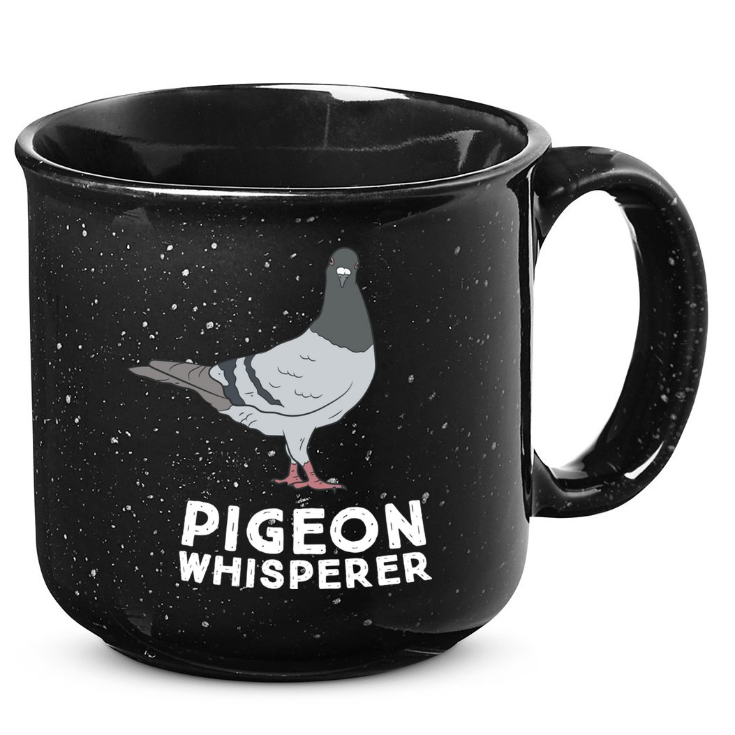 Pigeon Whisperer Pigeon Bird Cute Pigeon Whisperer Birds 15oz Campfire Ceramic Mug