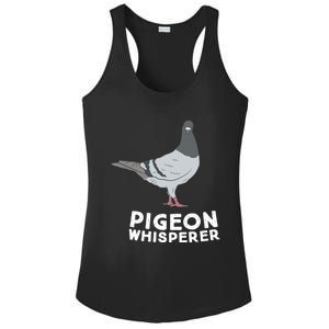 Pigeon Whisperer Pigeon Bird Cute Pigeon Whisperer Birds Ladies PosiCharge Competitor Racerback Tank