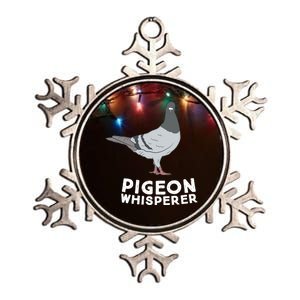 Pigeon Whisperer Pigeon Bird Cute Pigeon Whisperer Birds Metallic Star Ornament