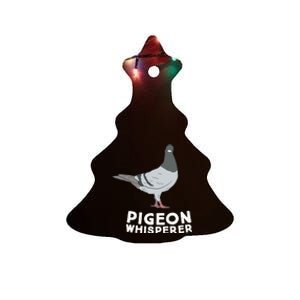 Pigeon Whisperer Pigeon Bird Cute Pigeon Whisperer Birds Ceramic Tree Ornament