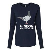 Pigeon Whisperer Pigeon Bird Cute Pigeon Whisperer Birds Womens Cotton Relaxed Long Sleeve T-Shirt