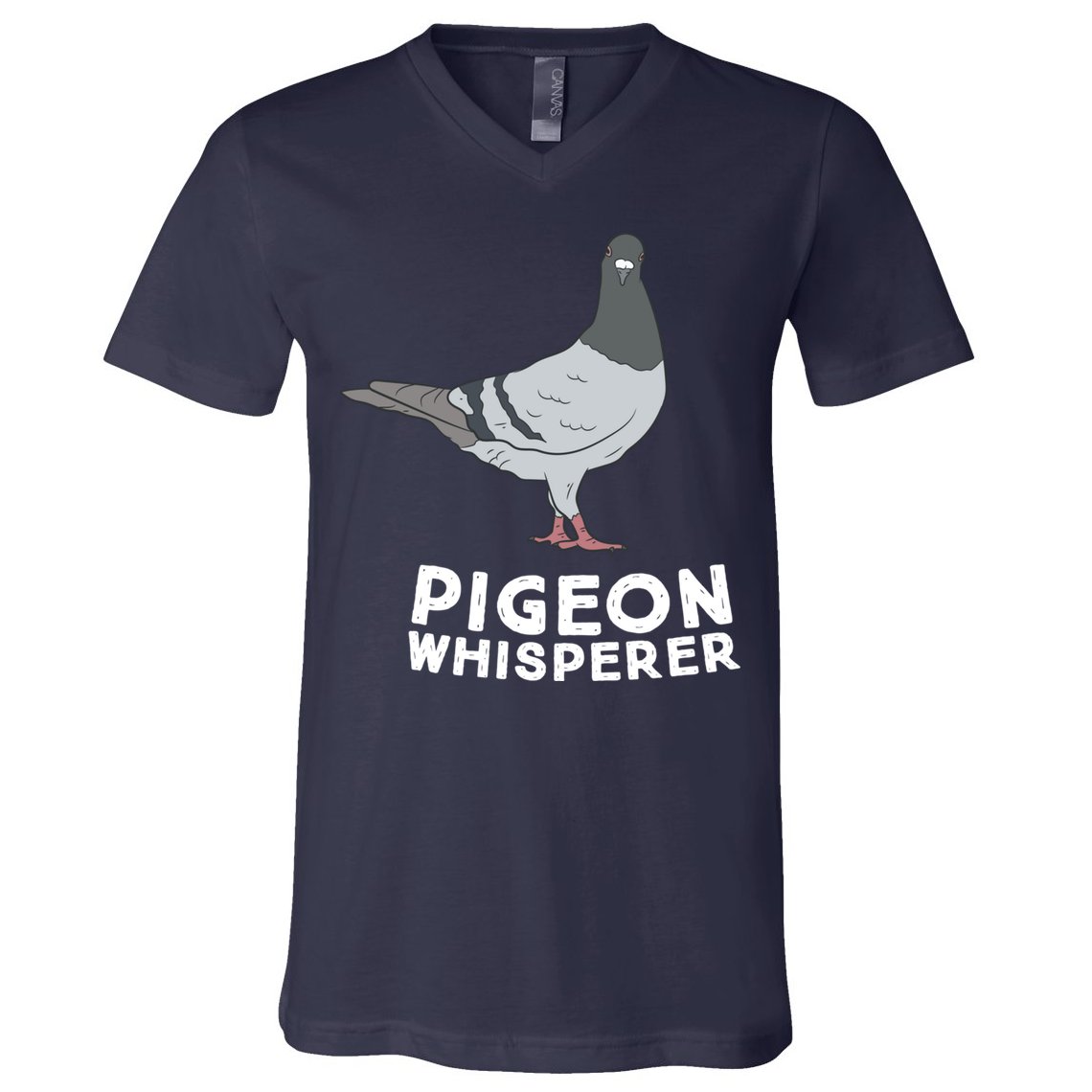 Pigeon Whisperer Pigeon Bird Cute Pigeon Whisperer Birds V-Neck T-Shirt