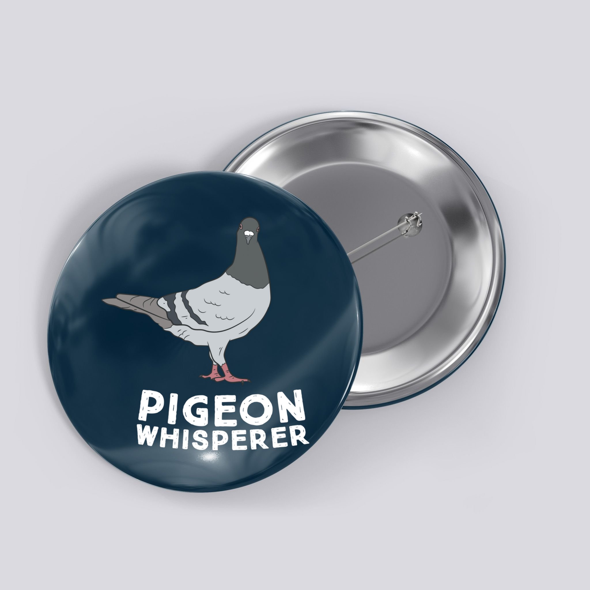 Pigeon Whisperer Pigeon Bird Cute Pigeon Whisperer Birds Button