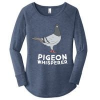 Pigeon Whisperer Pigeon Bird Cute Pigeon Whisperer Birds Women's Perfect Tri Tunic Long Sleeve Shirt