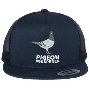 Pigeon Whisperer Pigeon Bird Cute Pigeon Whisperer Birds Flat Bill Trucker Hat