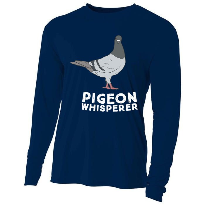 Pigeon Whisperer Pigeon Bird Cute Pigeon Whisperer Birds Cooling Performance Long Sleeve Crew