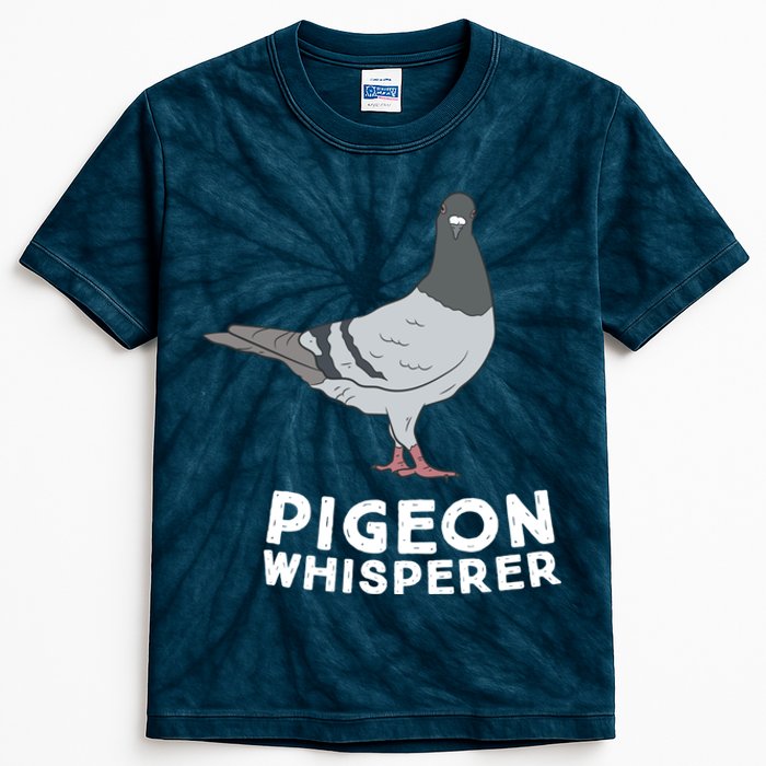 Pigeon Whisperer Pigeon Bird Cute Pigeon Whisperer Birds Kids Tie-Dye T-Shirt