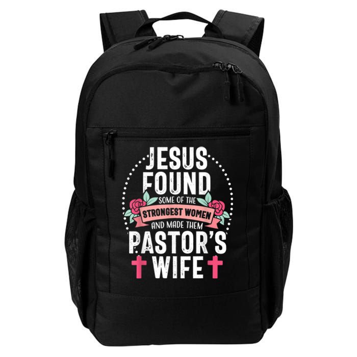 Pastor Wife Proud Jesus Christian Church Appreciation Daily Commute Backpack