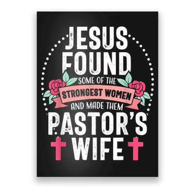 Pastor Wife Proud Jesus Christian Church Appreciation Poster