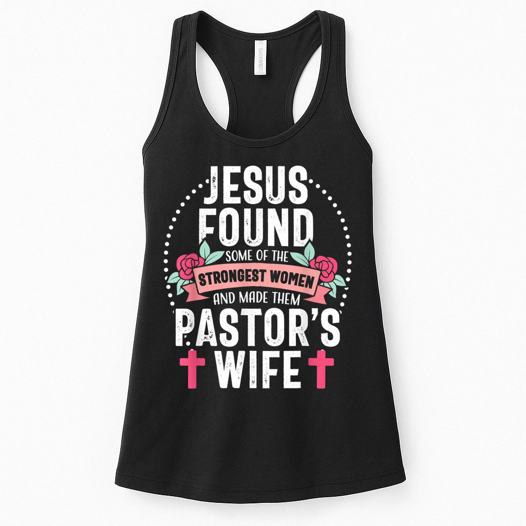 Pastor Wife Proud Jesus Christian Church Appreciation Womens Tank Top