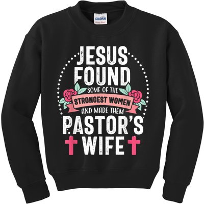 Pastor Wife Proud Jesus Christian Church Appreciation Kids Sweatshirt