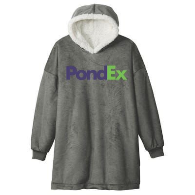 Pauly Wearing Pondex Hooded Wearable Blanket