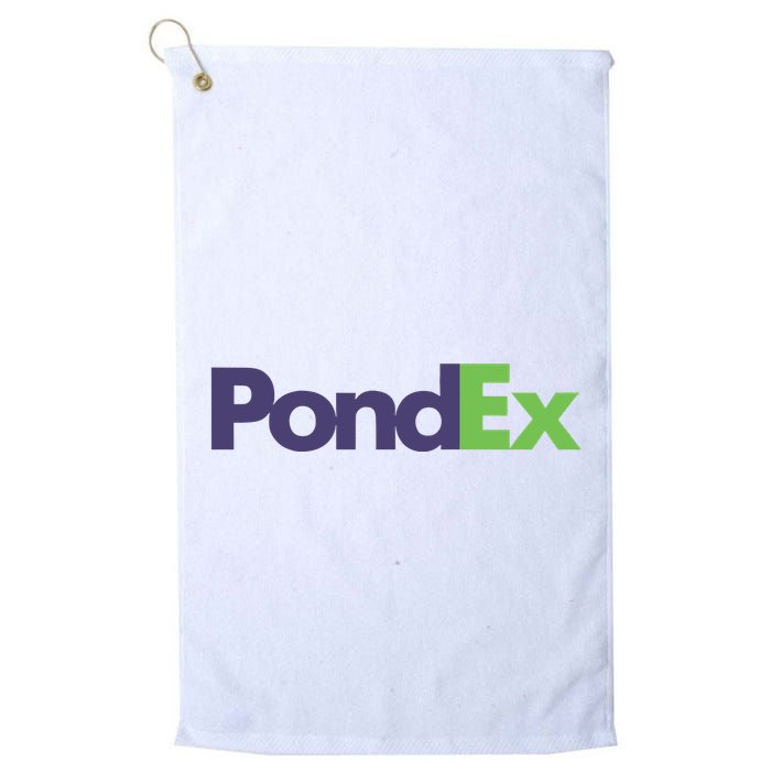Pauly Wearing Pondex Golf Towel