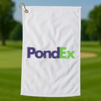 Pauly Wearing Pondex Golf Towel