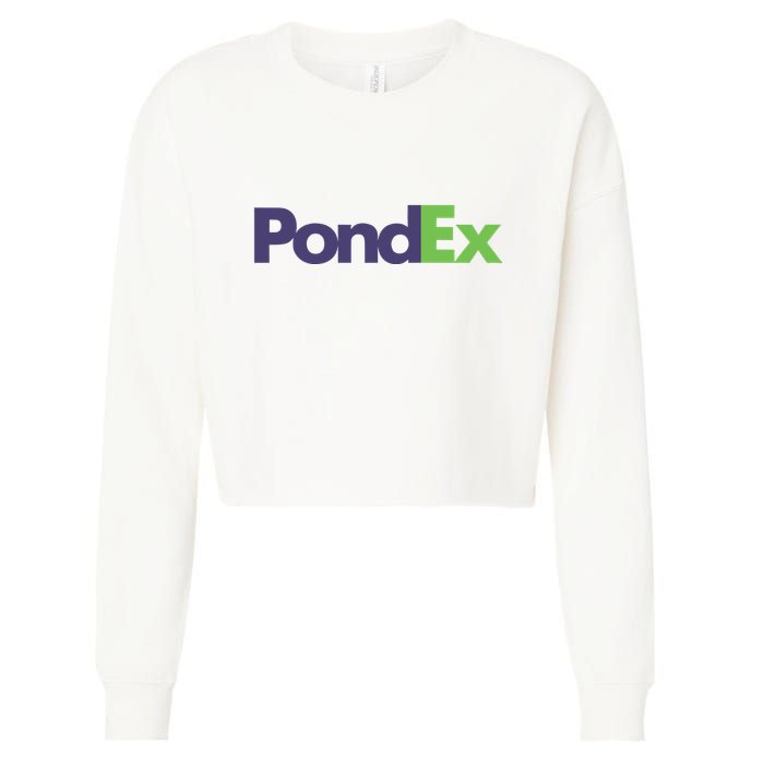 Pauly Wearing Pondex Cropped Pullover Crew