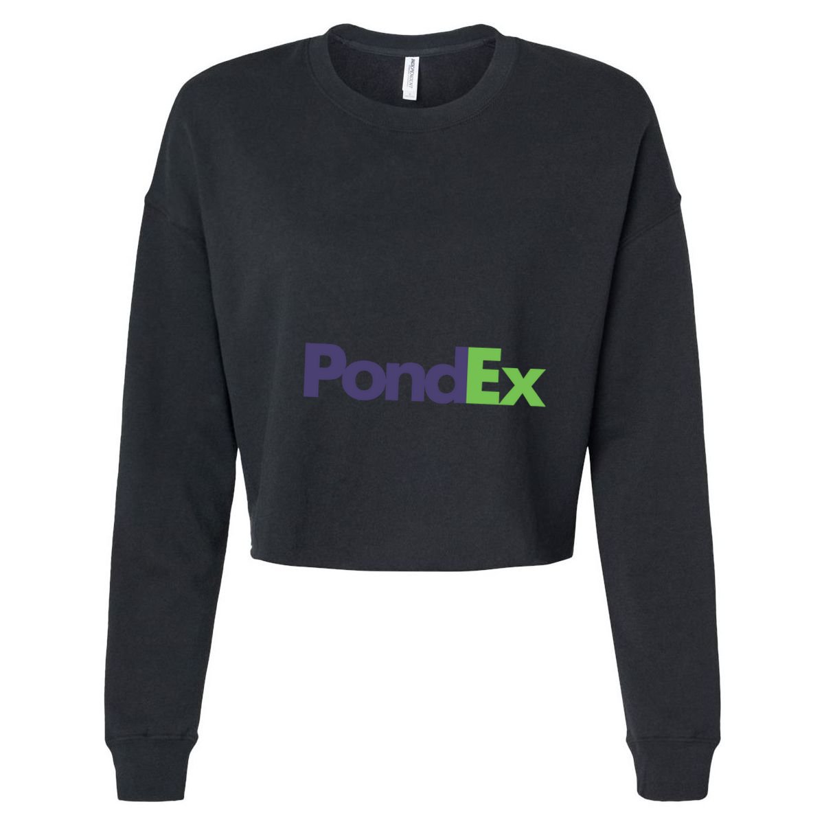 Pauly Wearing Pondex Cropped Pullover Crew