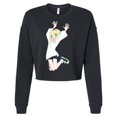 Pikamee Wow Cropped Pullover Crew