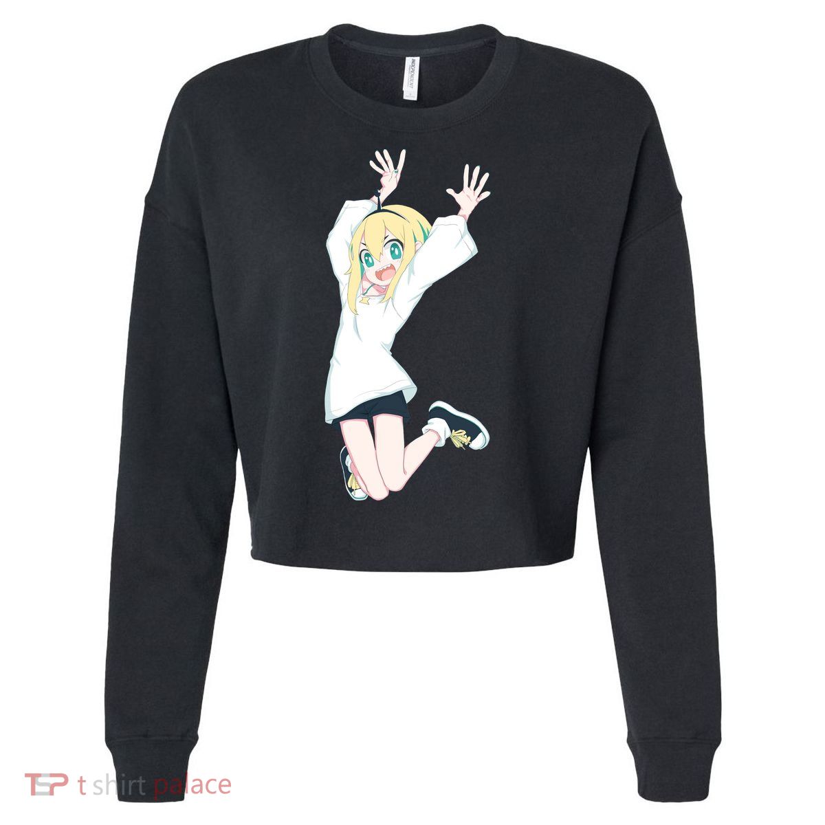 Pikamee Wow Cropped Pullover Crew