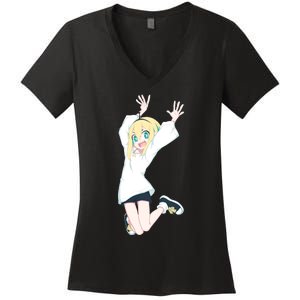 Pikamee Wow Women's V-Neck T-Shirt