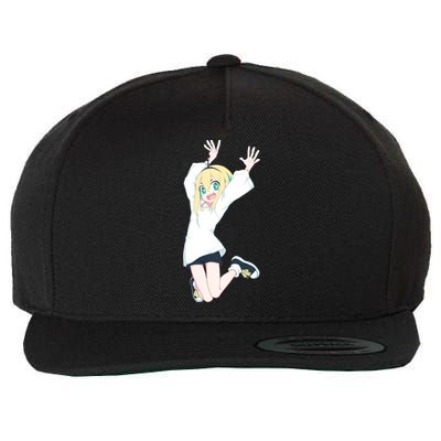 Pikamee Wow Wool Snapback Cap