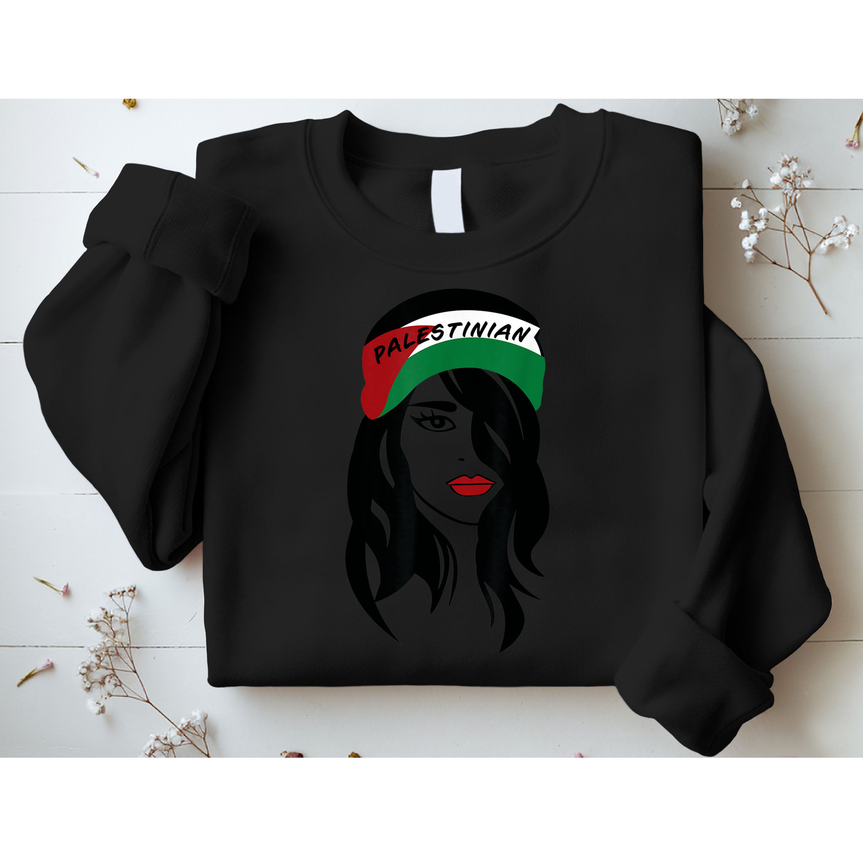 Palestinian Women Palestine Flag Palestinians Woman Scarf Sweatshirt