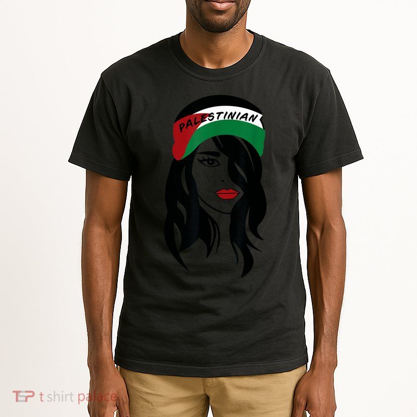 Palestinian Women Palestine Flag Palestinians Woman Scarf Tall T-Shirt