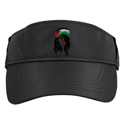 Palestinian Women Palestine Flag Palestinians Woman Scarf Adult Drive Performance Visor