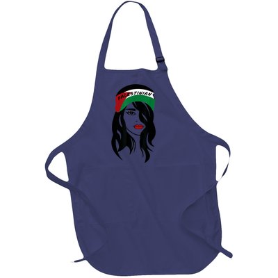 Palestinian Women Palestine Flag Palestinians Woman Scarf Full-Length Apron With Pockets