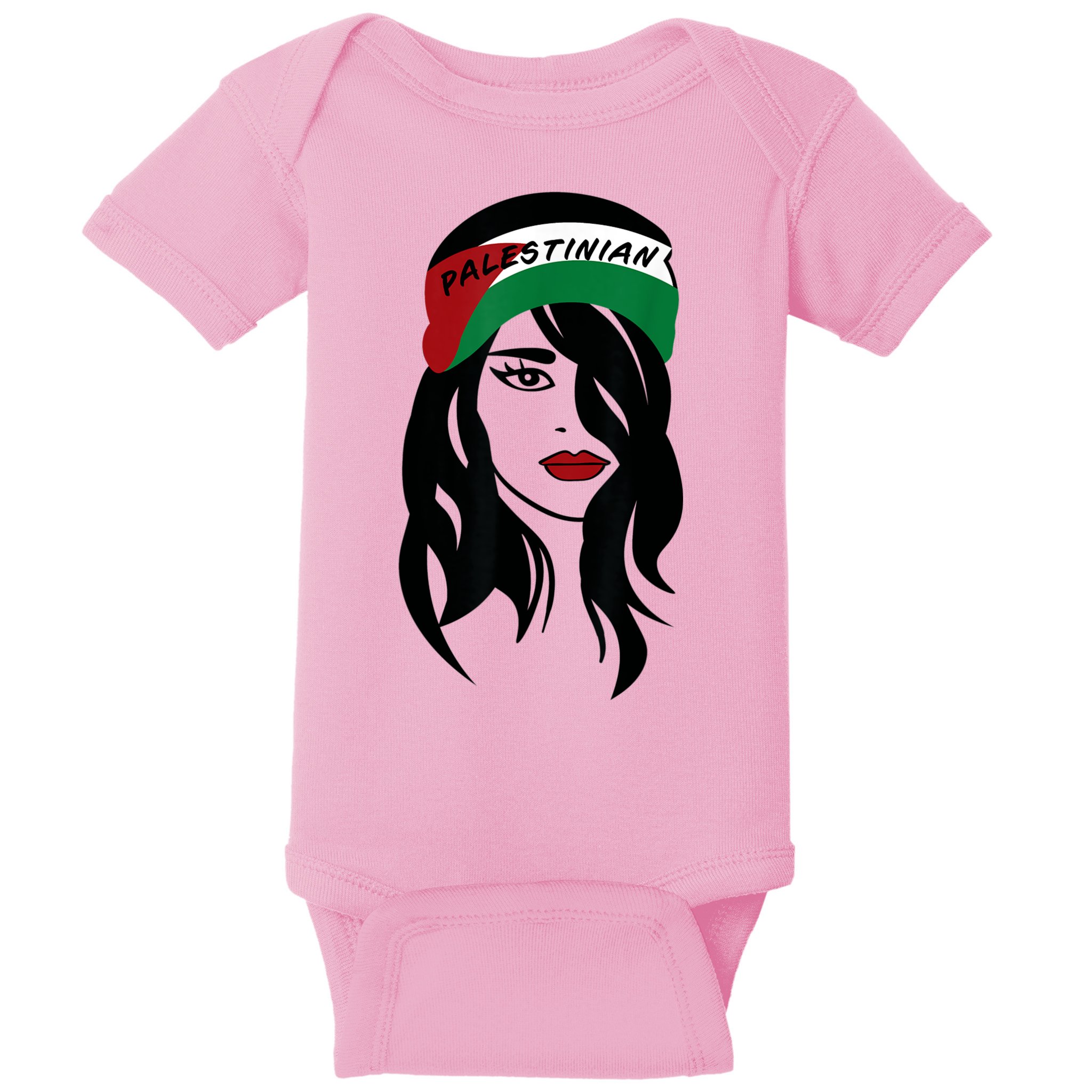 Palestinian Women Palestine Flag Palestinians Woman Scarf Baby Bodysuit