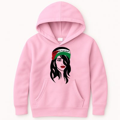 Palestinian Women Palestine Flag Palestinians Woman Scarf Kids Hoodie