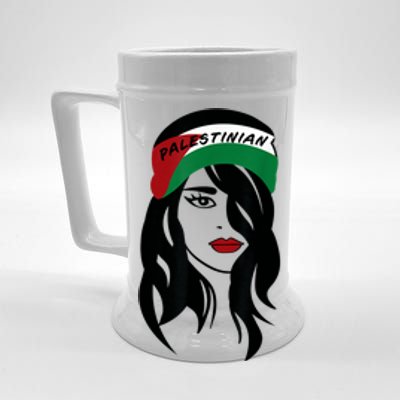 Palestinian Women Palestine Flag Palestinians Woman Scarf Beer Stein